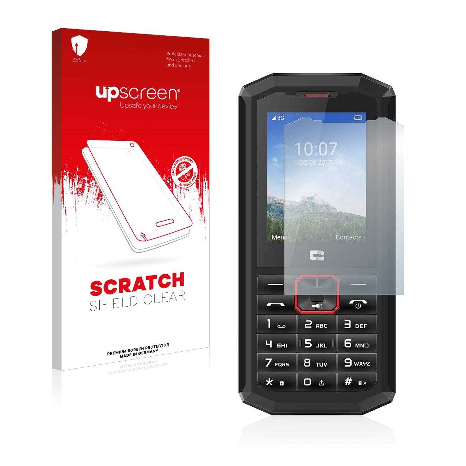 upscreen Scratch Shield Clear Premium Displayschutzfolie für Crosscall Spider