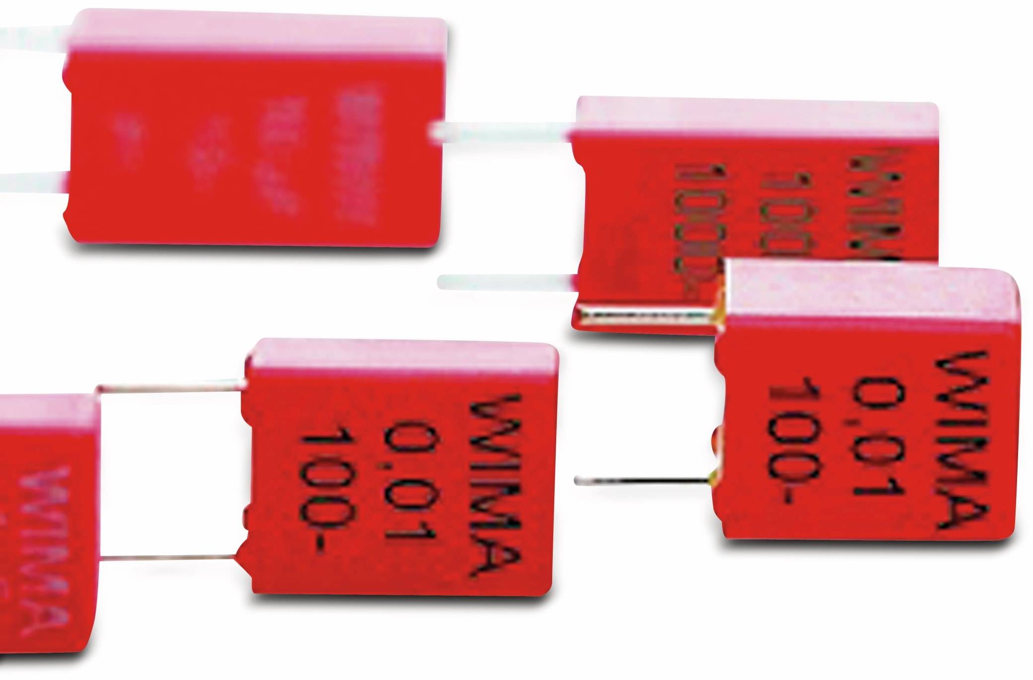 WIMA Folienkondensator, 1 UF, 100 V-, radial, RM 5, MKS2D041001K00KSSD