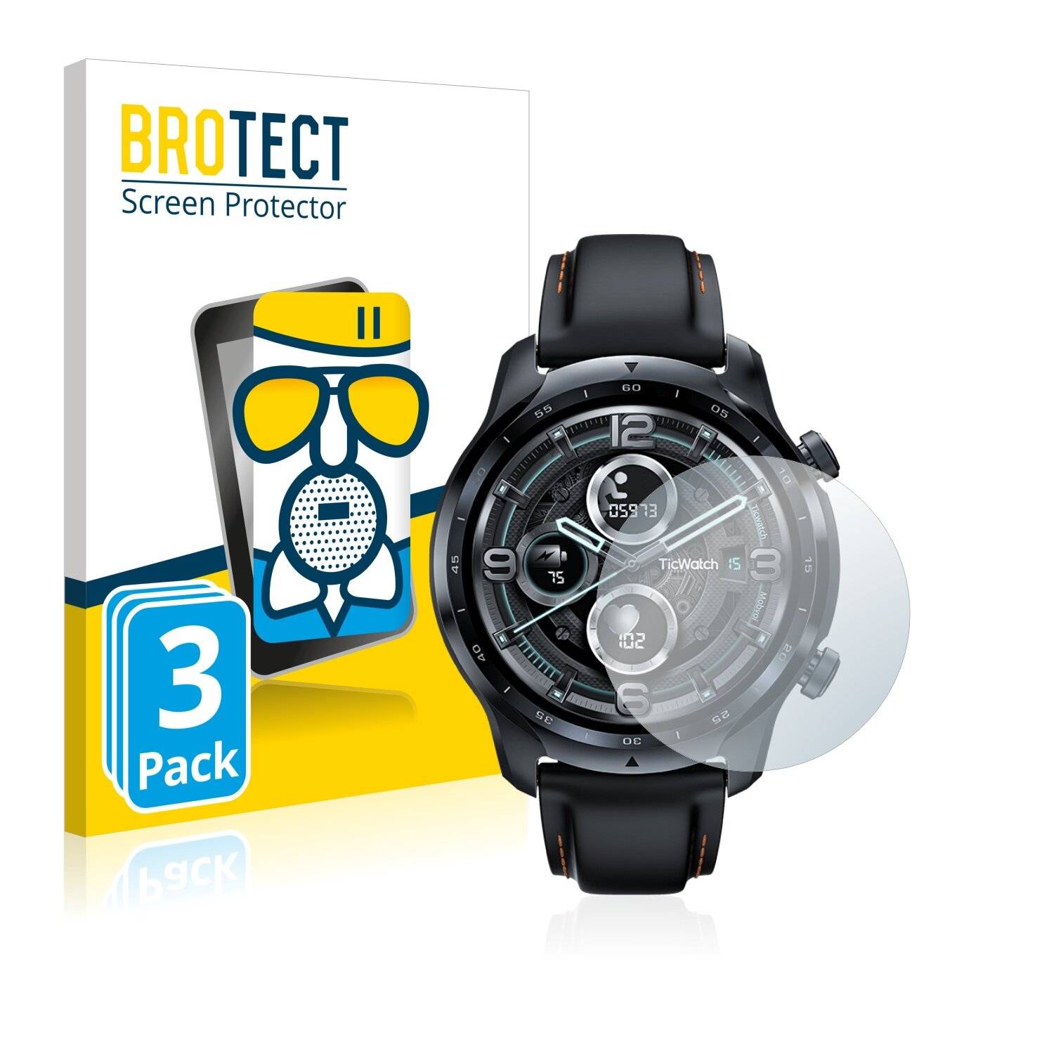 3x BROTECT AirGlass Matte Schutzglas Folie für Citizen CZ