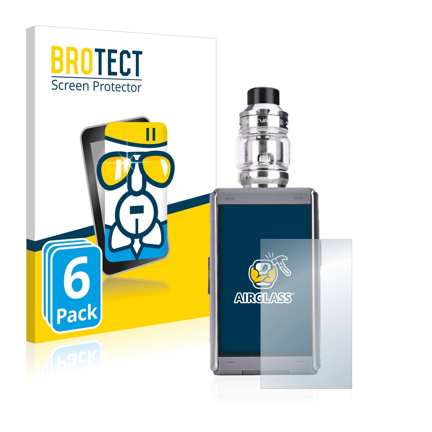 6x BROTECT AirGlass Schutzglas Folie für GeekVape