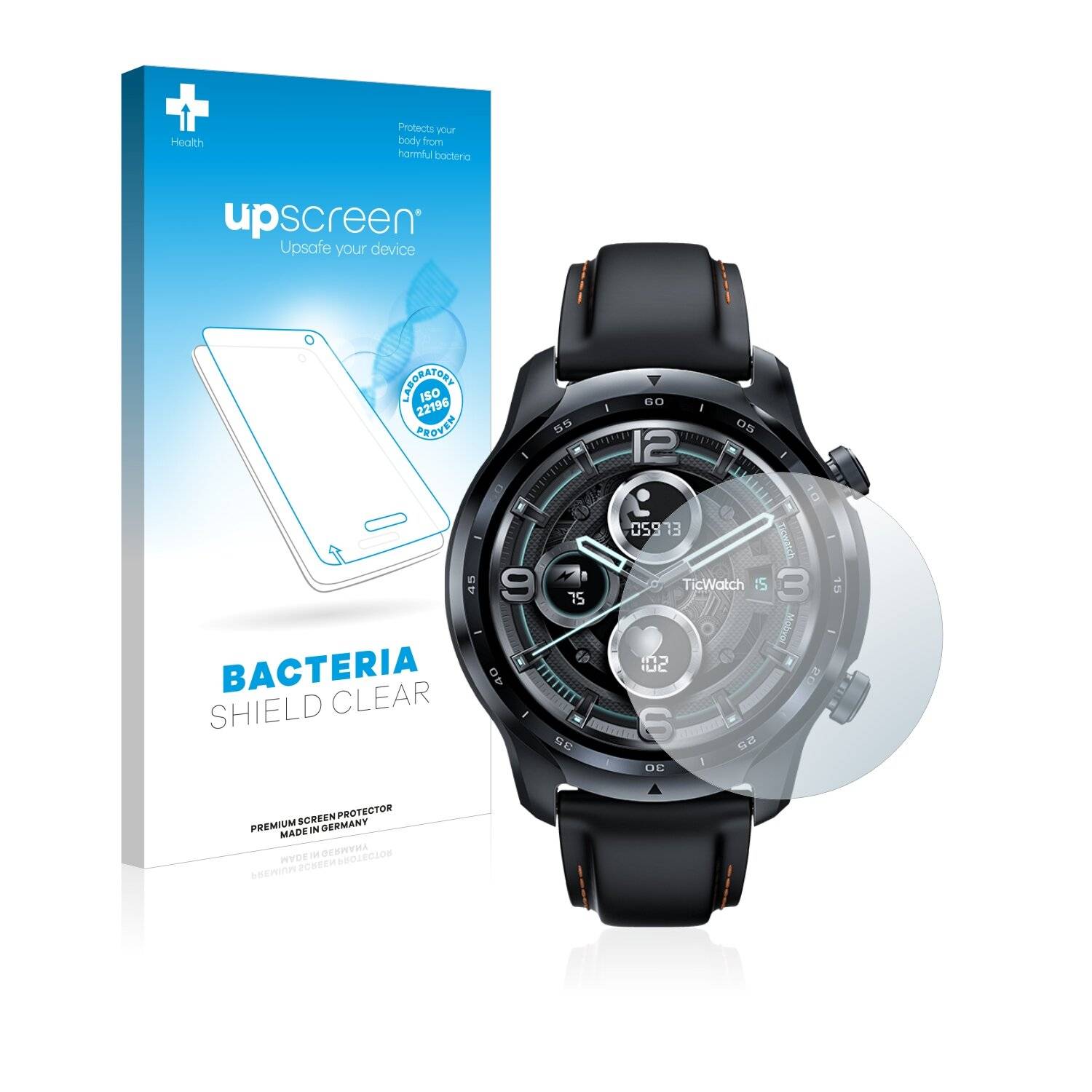 upscreen Bacteria Shield Clear Premium Antibakterielle Displayschutzfolie für Citizen CZ