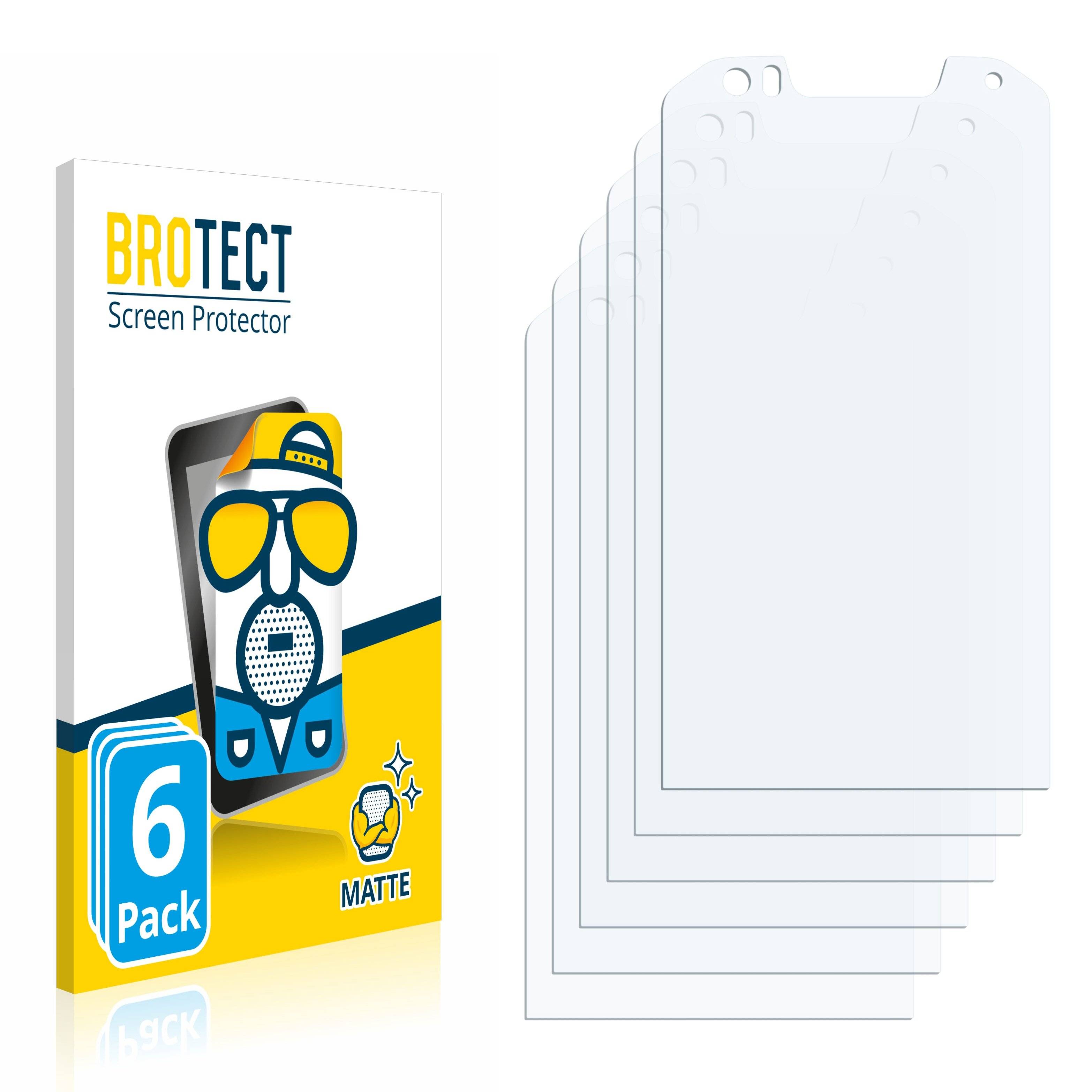6x BROTECT Matte Displayschutzfolie für Caterpillar Cat S60 - Entspiegelt,
