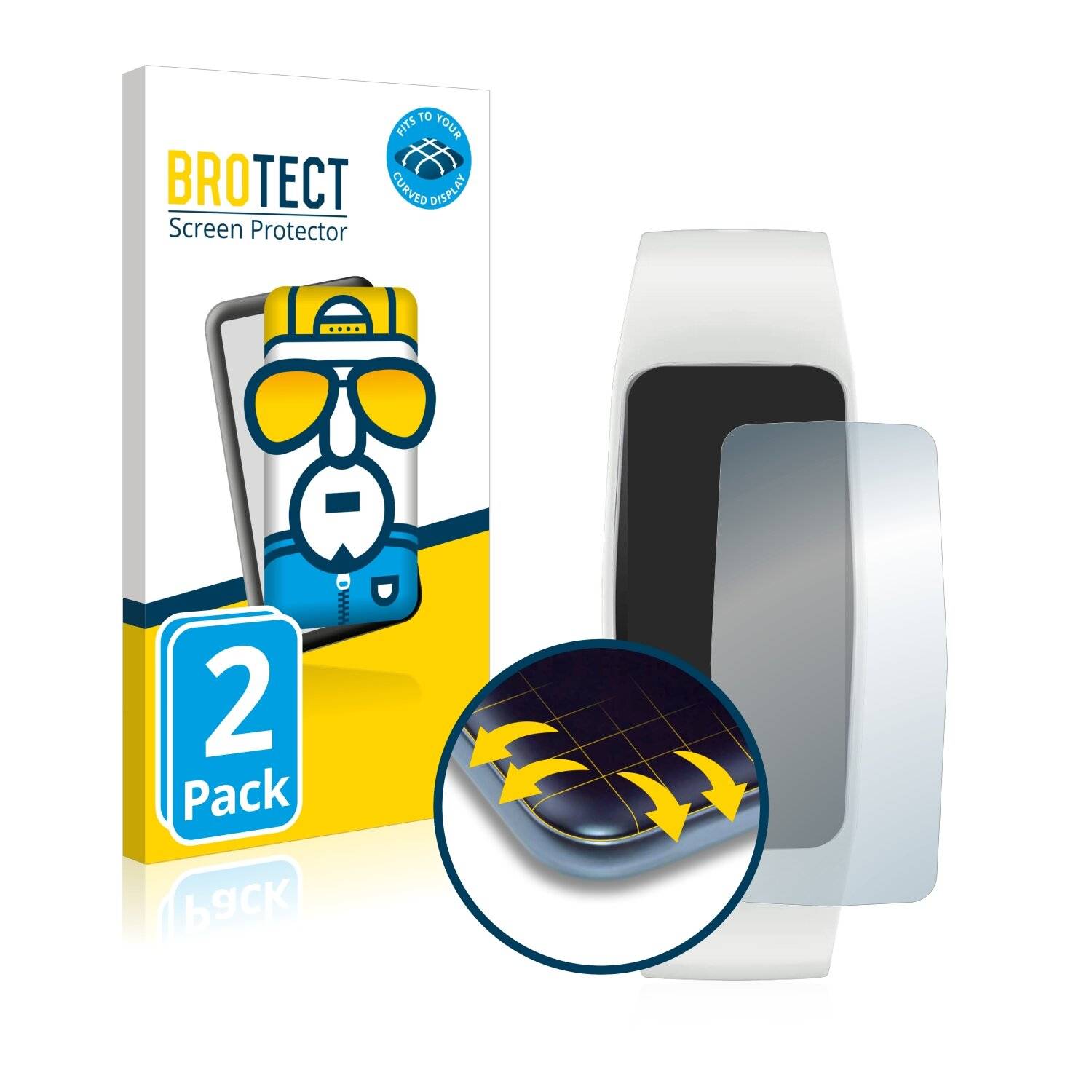 2x BROTECT Flex Full-Cover Displayschutzfolie für GRV