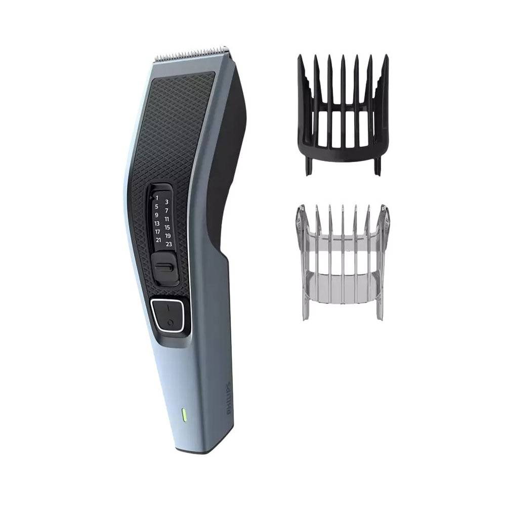 Philips 3000 series Hairclipper series 3000 HC3530/15 Haarschneider, Schwarz, Blau, 0,5 mm, 2,3 cm, 4,1 cm, Edelstahl, Wechselstrom/Batterie