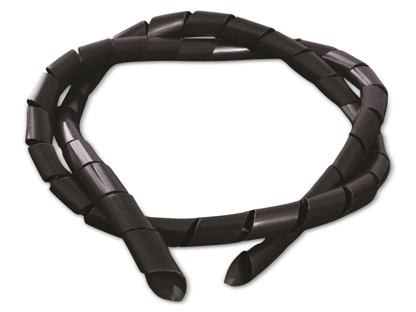 QUADRIOS Spiralschlauch 2111C145, schwarz, 10 m