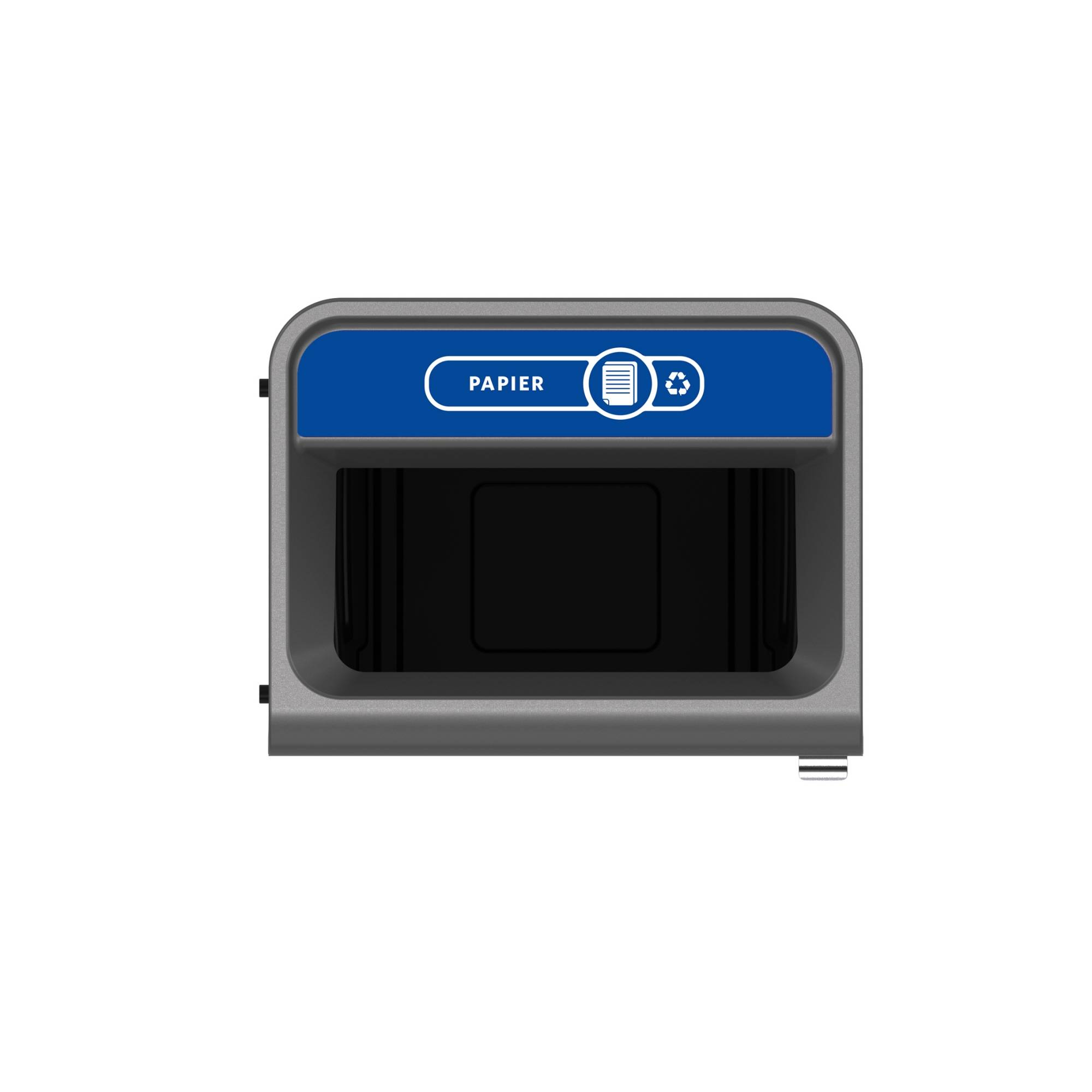 Rubbermaid Recyclingstation 2154777 125l Behältereinheit Papier bl