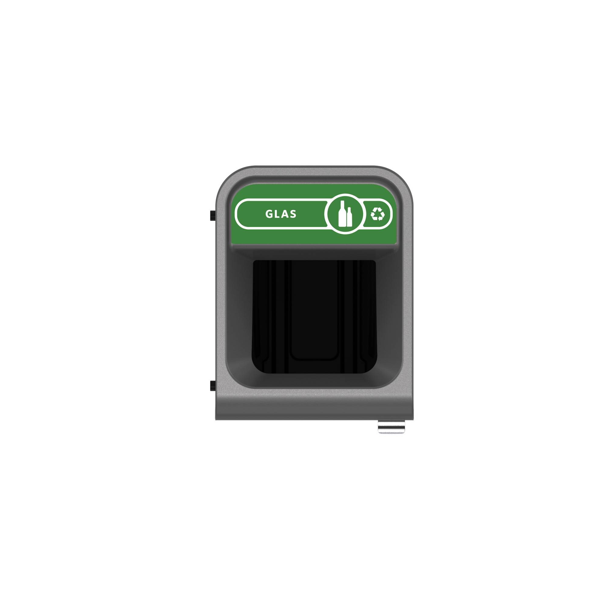 Rubbermaid Recyclingstation 2154768 57l Behältereinheit Glas gn