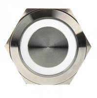 DimasTech PD063 - Drucktaste - Edelstahl - 25 mm