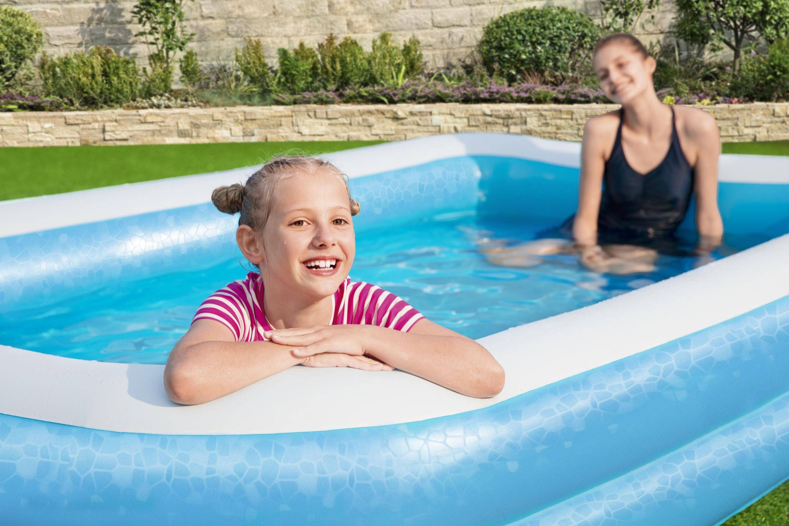 Bestway Family Pool 305 x 183x 46 cm Schwimmbad Planschbecken I-Beam