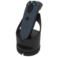 Tragbares elektronisches Gerät in einer Ladestation mit Tasten und einem Anzeigebildschirm, mit der Bezeichnung „spekee reader