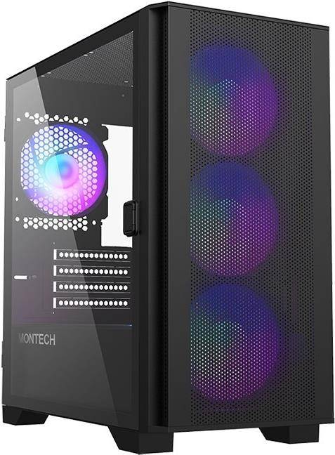 Montech AIR 100 ARGB, Micro-ATX, Tempered Glass