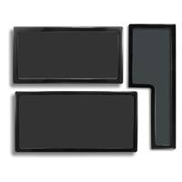 DEMCiflex 0539 - Staubfilter - Schwarz - Enthoo Luxe - 3 Stück(e)