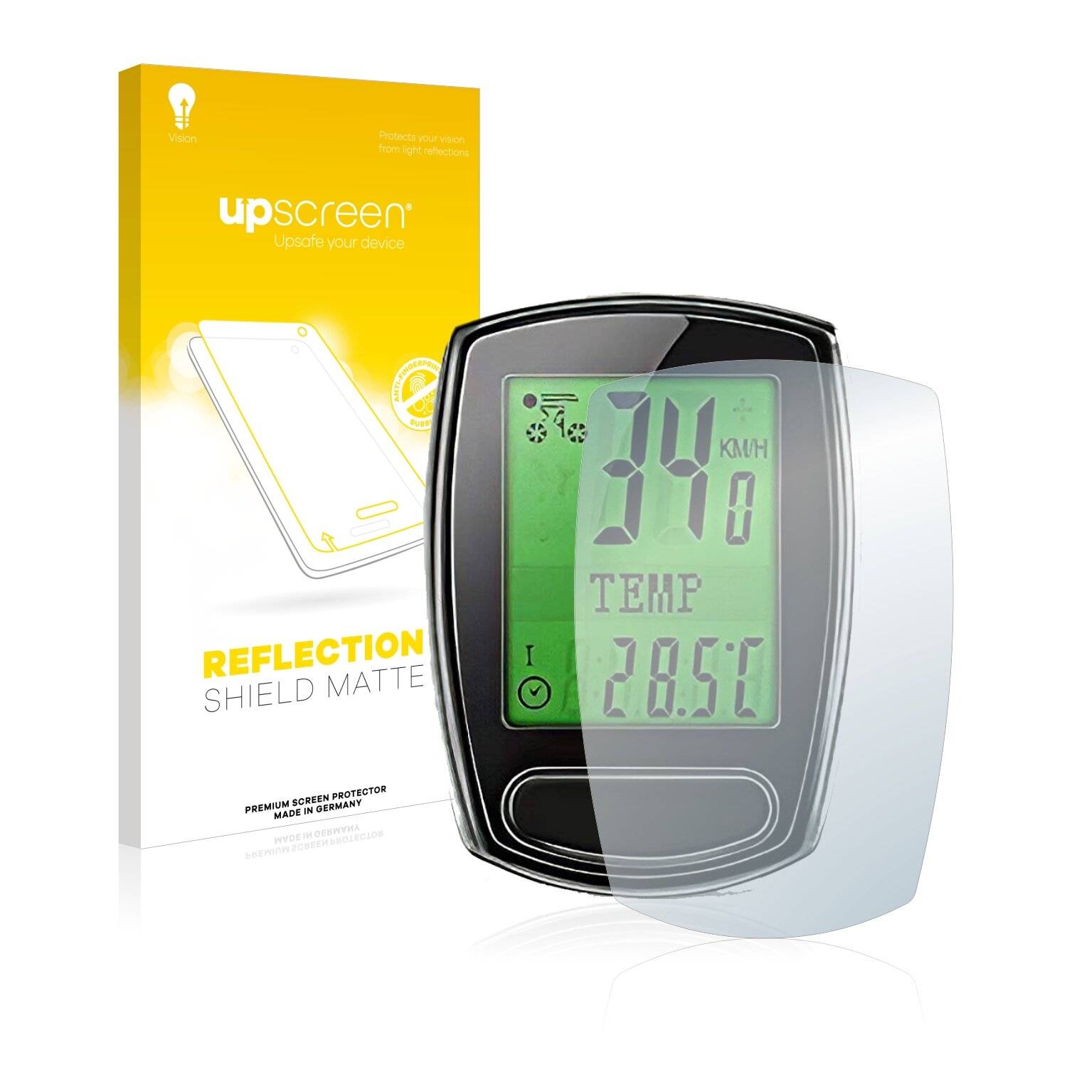 upscreen Reflection Shield Matte Premium Displayschutzfolie für IPSXP Bike