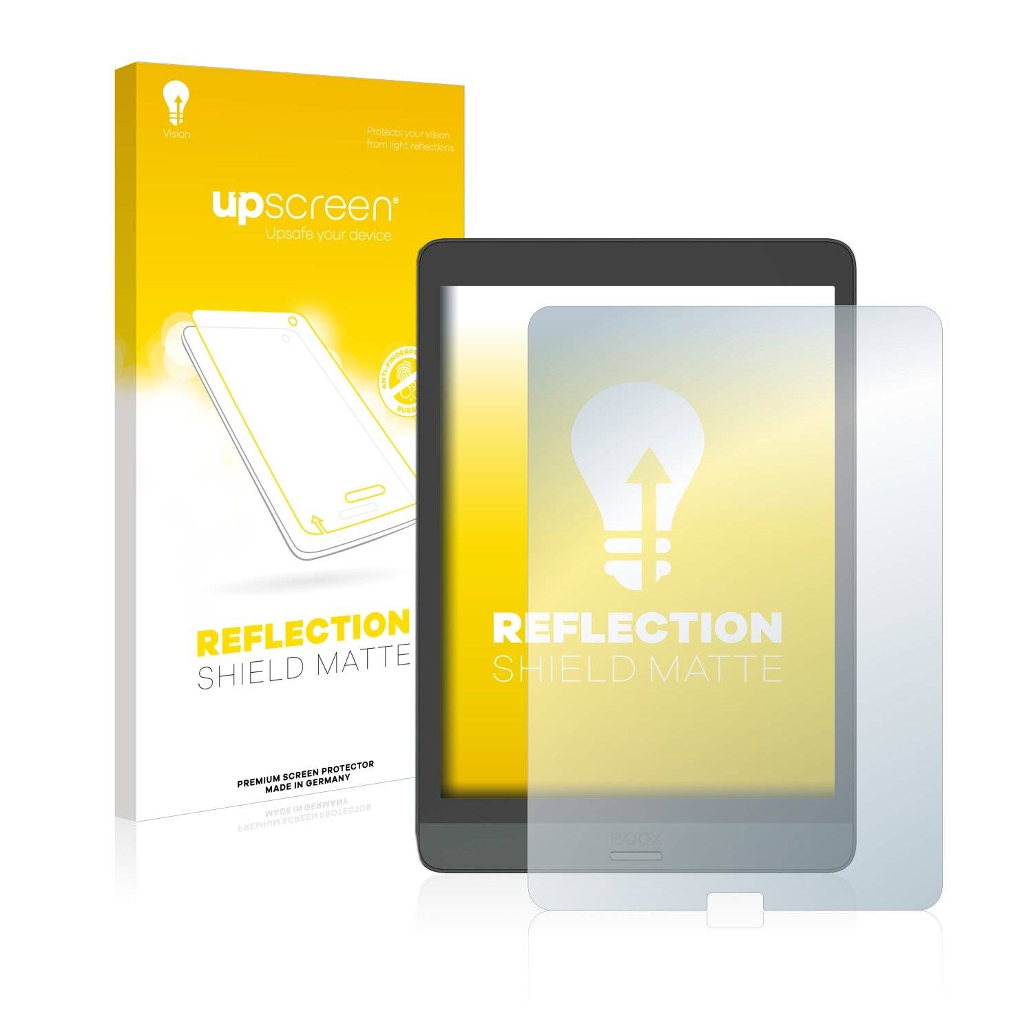 upscreen Reflection Shield Matte Premium Displayschutzfolie für Onyx Boox Nova 3