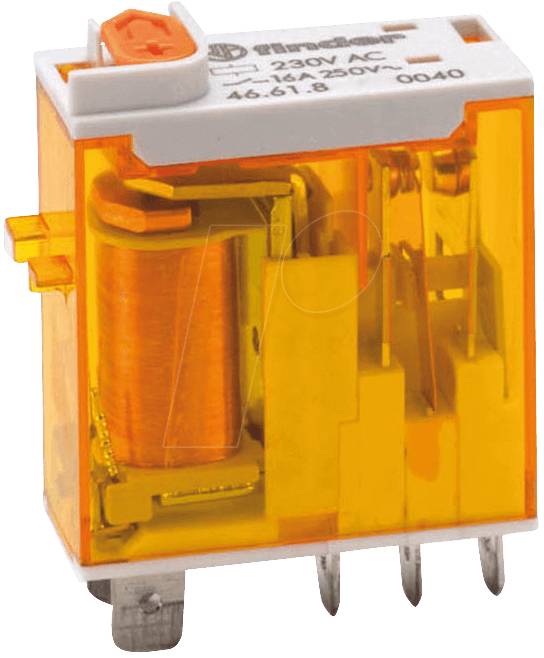 Finder Industrierelais 24 VAC 320 ? 1.2 VA (46.61.8.024.0040)