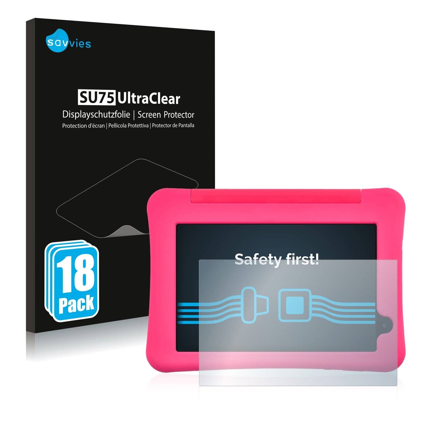 18x Savvies SU75 Displayschutzfolie für SoyMomo Tablet Pro