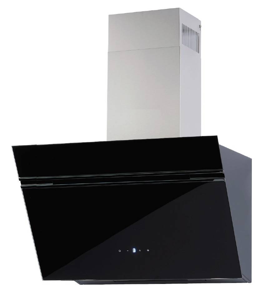 Wolkenstein Kopffreihaube W S5-60 ABTZ - 60 cm, schwarz, Dunstabzugshaube