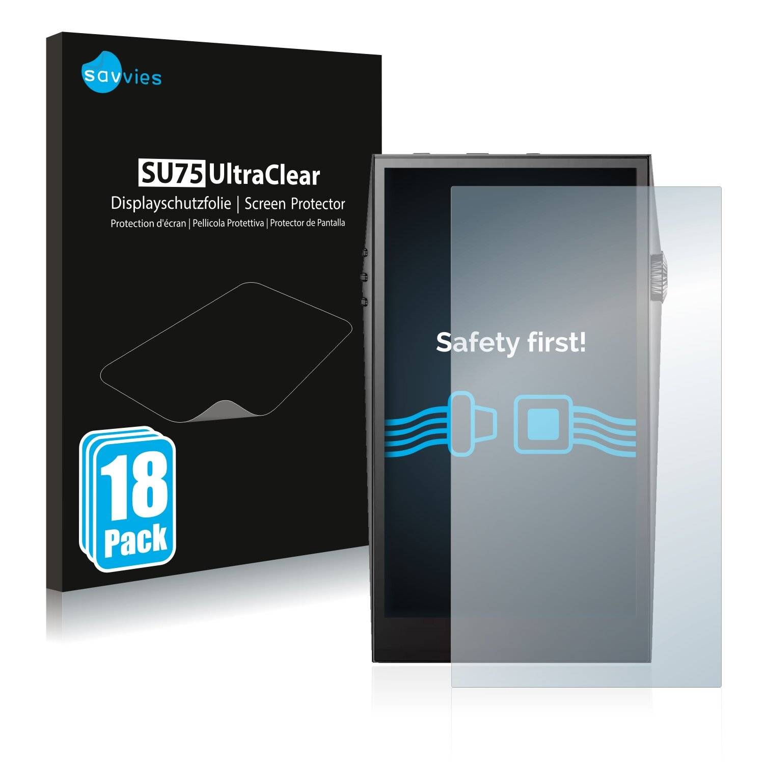18x Savvies SU75 Displayschutzfolie für Astell&Kern A&ultima