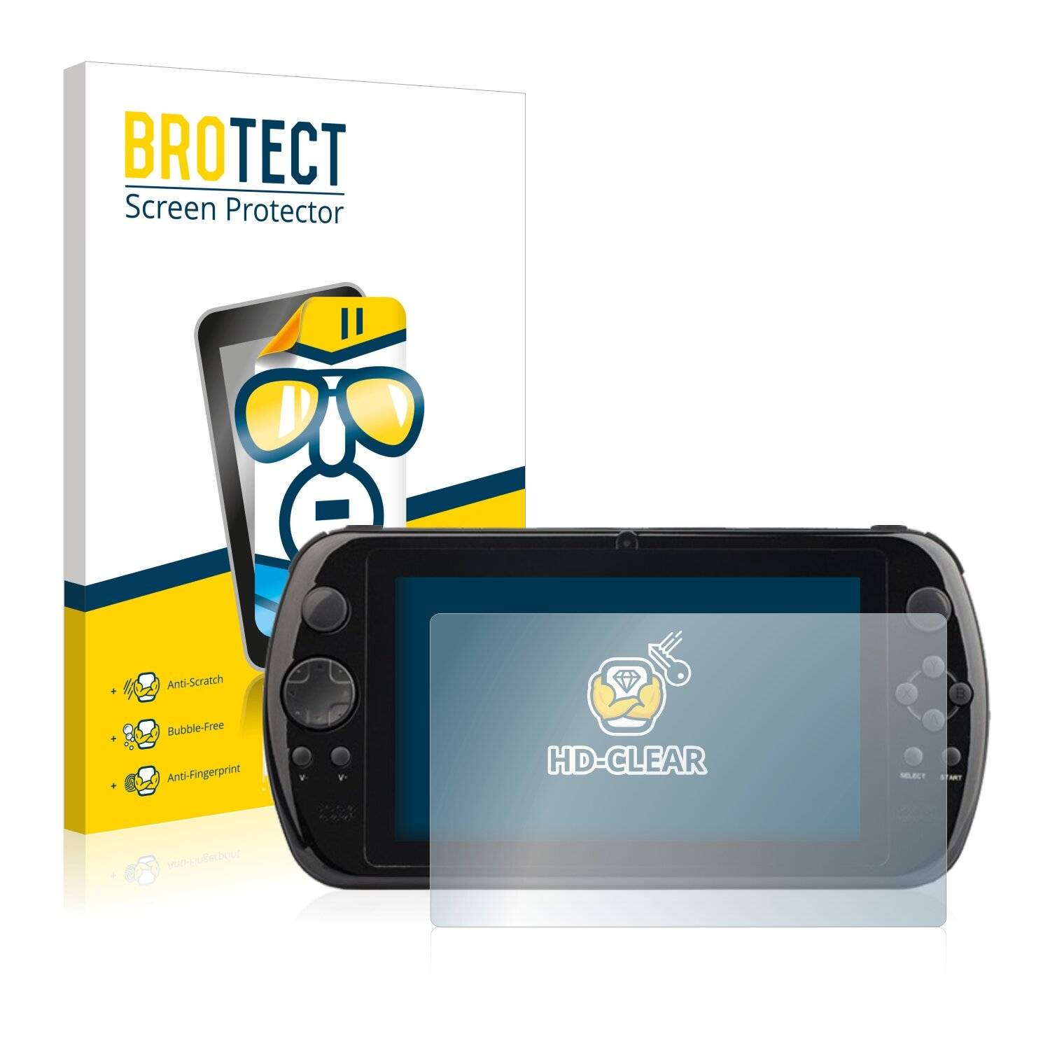 2x BROTECT HD-Clear Displayschutzfolie für GPD