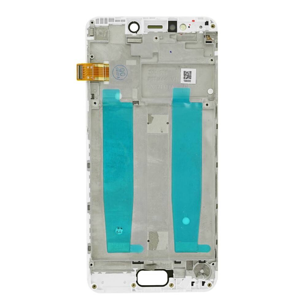 Display für Asus Zenfone 4 Max ZC520KL LCD + Rahmen Weiß Touch Bildschirm