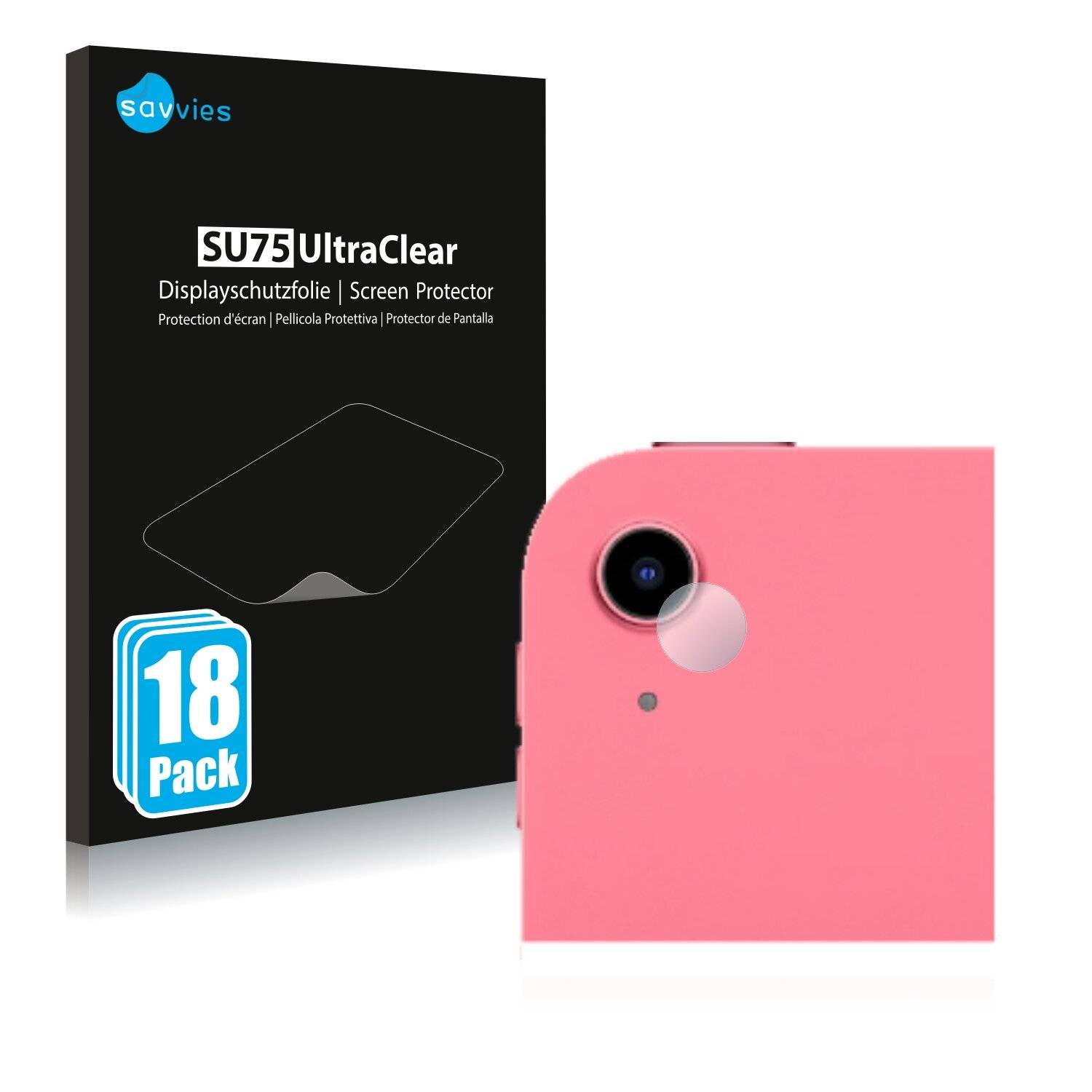 18x Savvies SU75 Displayschutzfolie für Apple iPad 10.9 2022 (NUR
