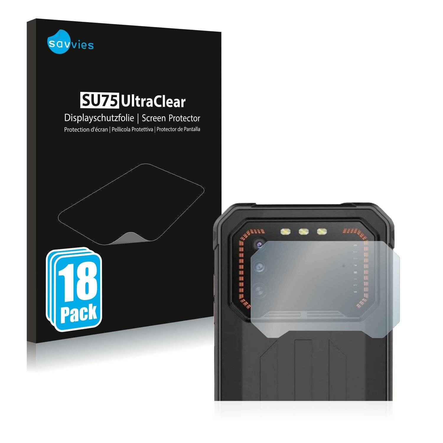18x Savvies SU75 Displayschutzfolie für iiiF150 Air 1 (NUR