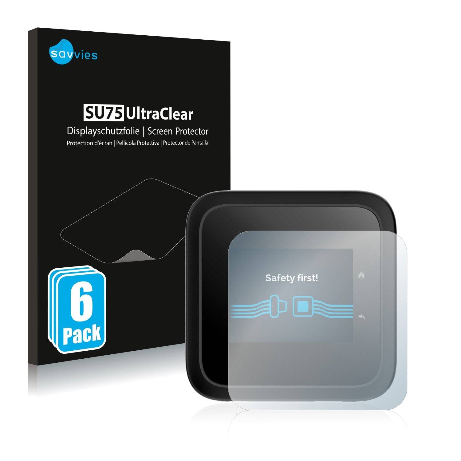 6x Savvies SU75 Displayschutzfolie für Netgear Nighthawk M6
