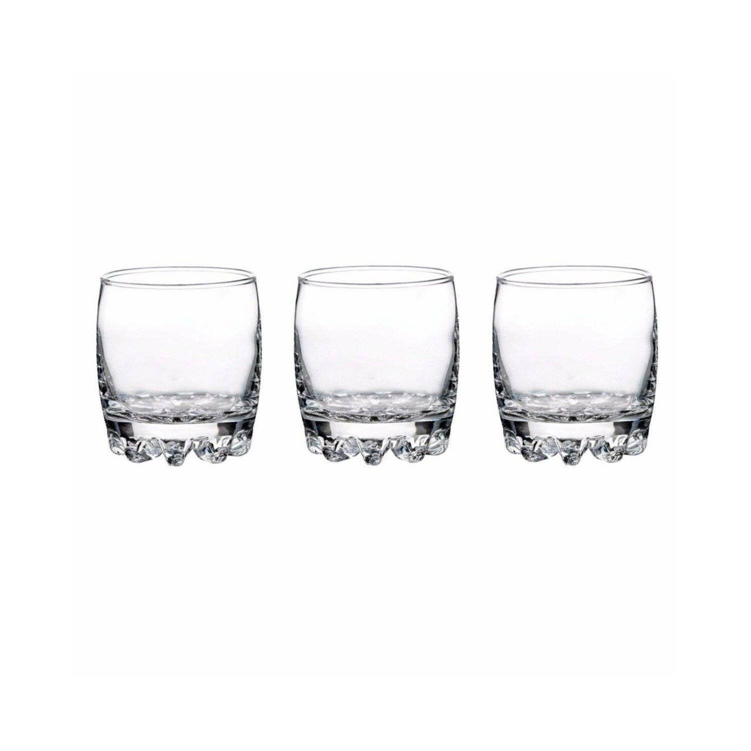 Pasabahce 42415 3 Stück s SYLVANA Whiskyglas Glasbecher Trinkgläser Scotch Gläser Glas