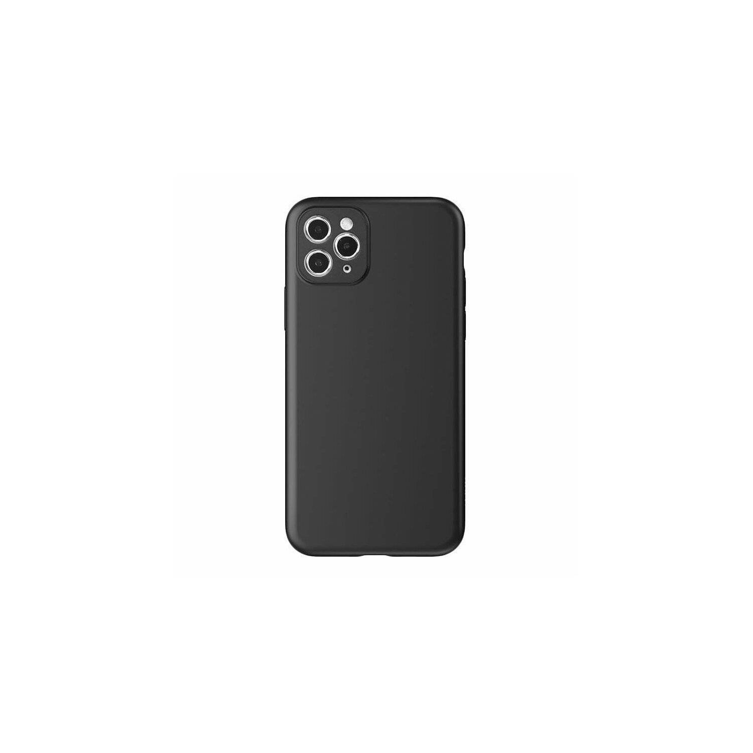 Silikon Hülle Basic kompatibel mit ZTE Blade A53 Smart Case TPU Soft Handy Cover Schutz Schwarz