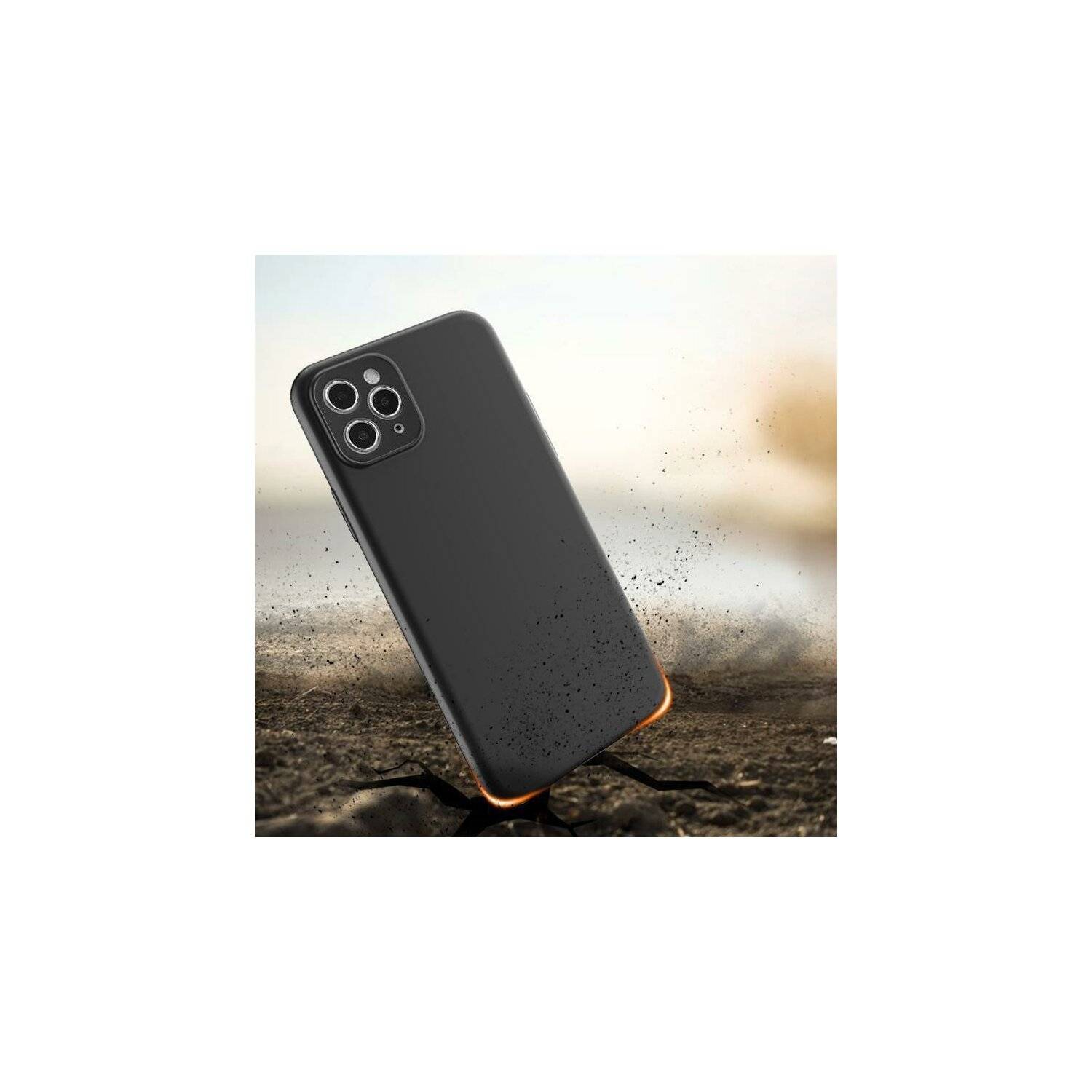 Silikon Hülle Basic kompatibel mit ZTE Blade A53 Smart Case TPU Soft Handy Cover Schutz Schwarz