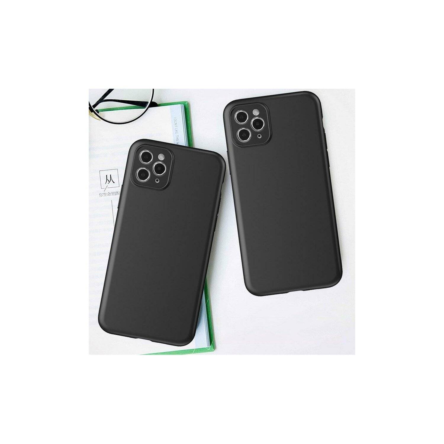 Silikon Hülle Basic kompatibel mit ZTE Blade A53 Smart Case TPU Soft Handy Cover Schutz Schwarz