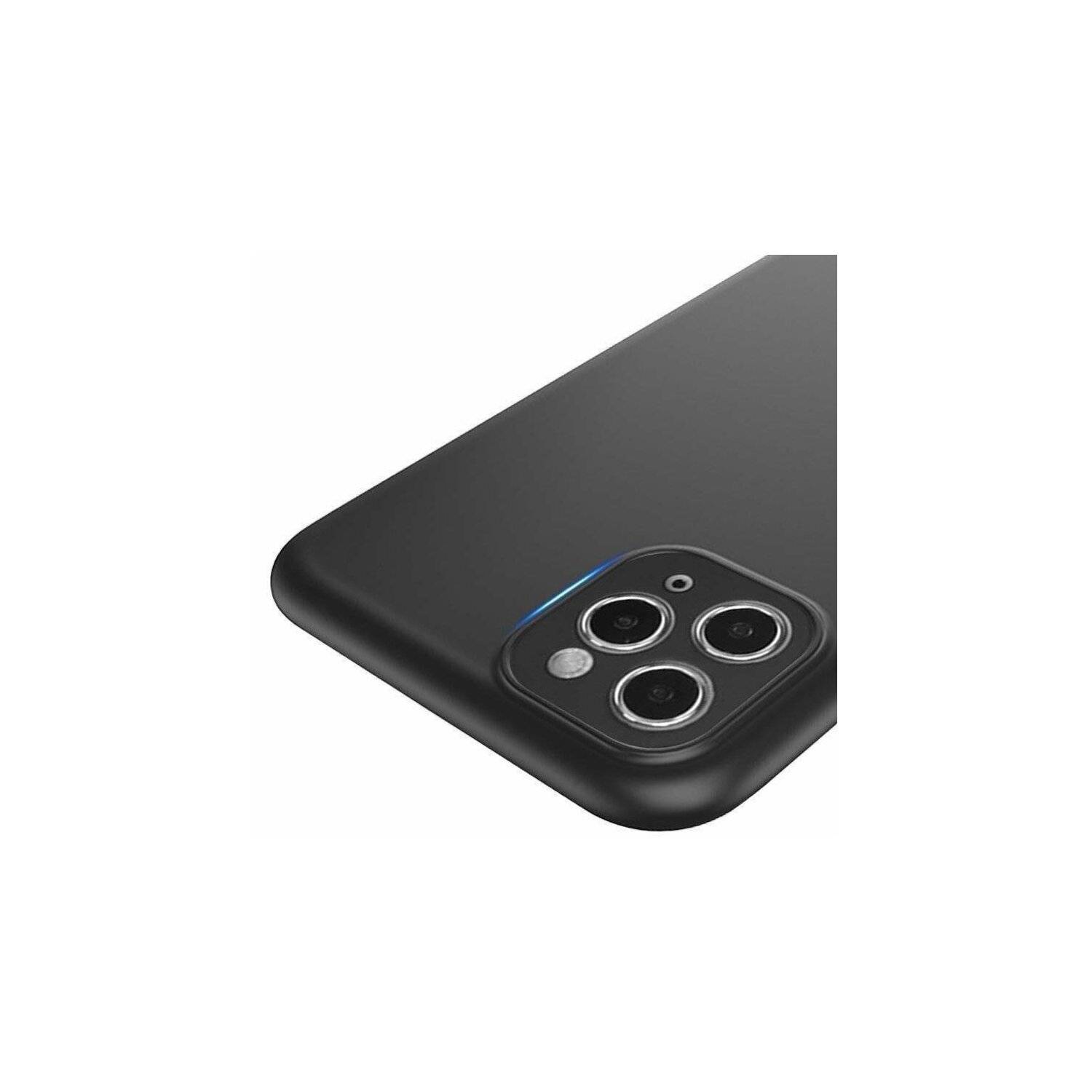 Silikon Hülle Basic kompatibel mit ZTE Blade A53 Smart Case TPU Soft Handy Cover Schutz Schwarz