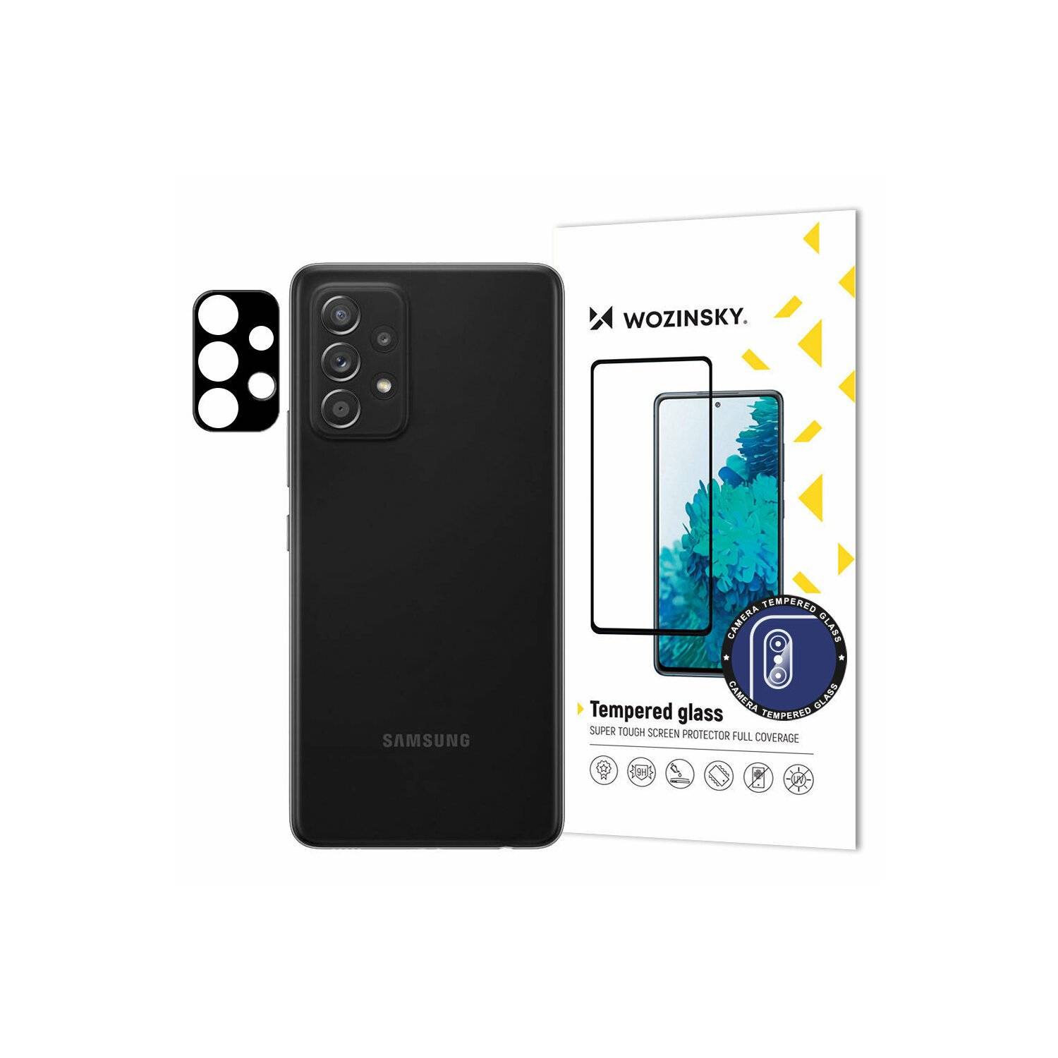 Full Camera Glass 9H Full Camera Schutzglas für Samsung Galaxy A73 5G / Galaxy A53 5G / Galaxy A33 5G
