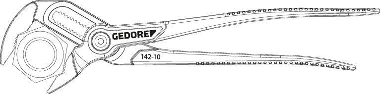 Gedore 14216TL Universalzange