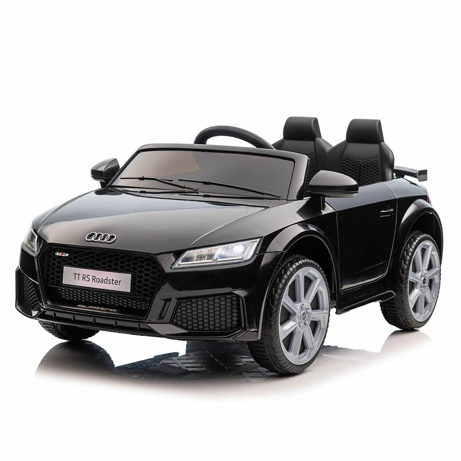 Elektro-Kinderauto Audi TT RS Kinderauto 2x6V4AH MP3 Power Display Schwarz