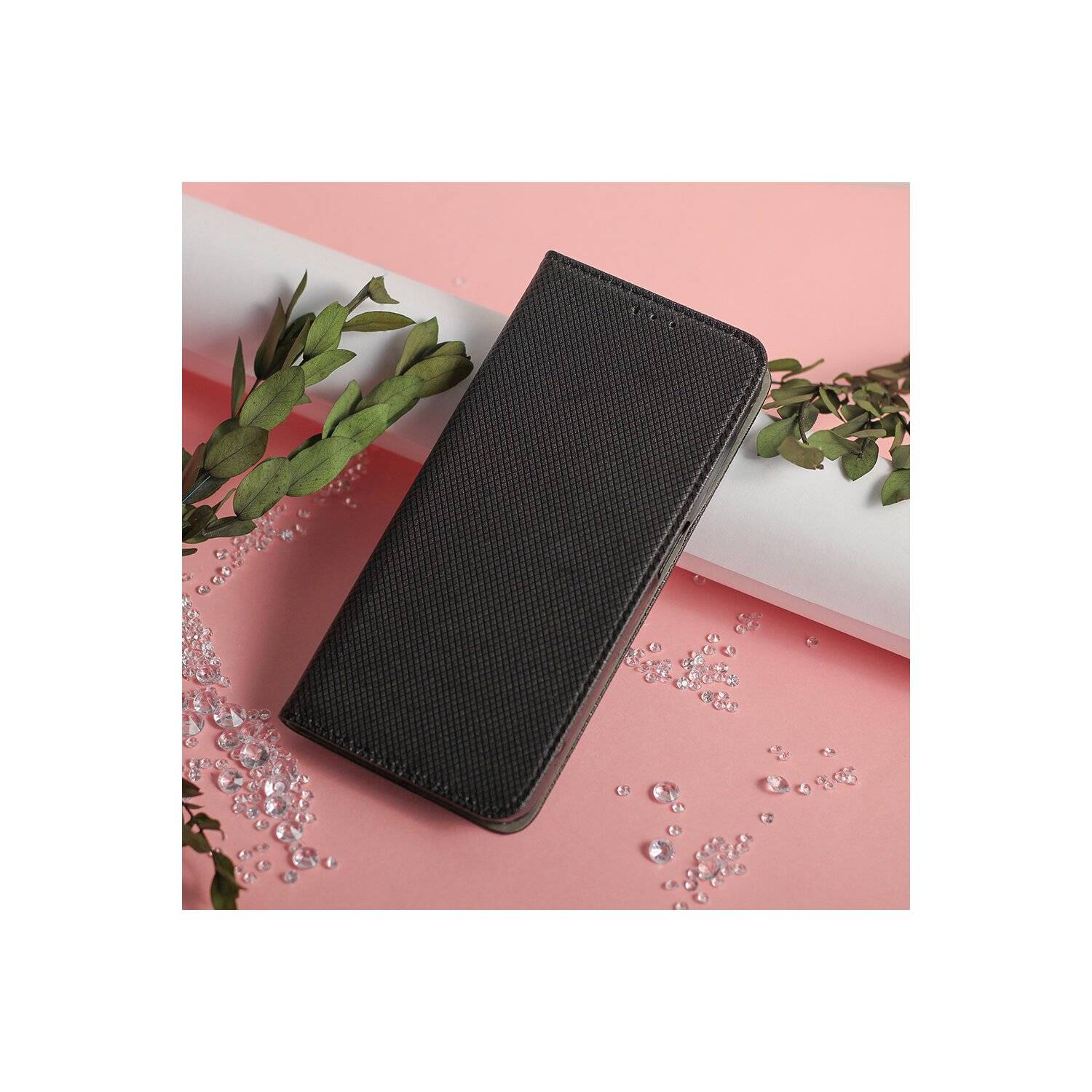 Smart Magnet Hülle kompatibel mit Xiaomi Redmi 12 4G schwarz
