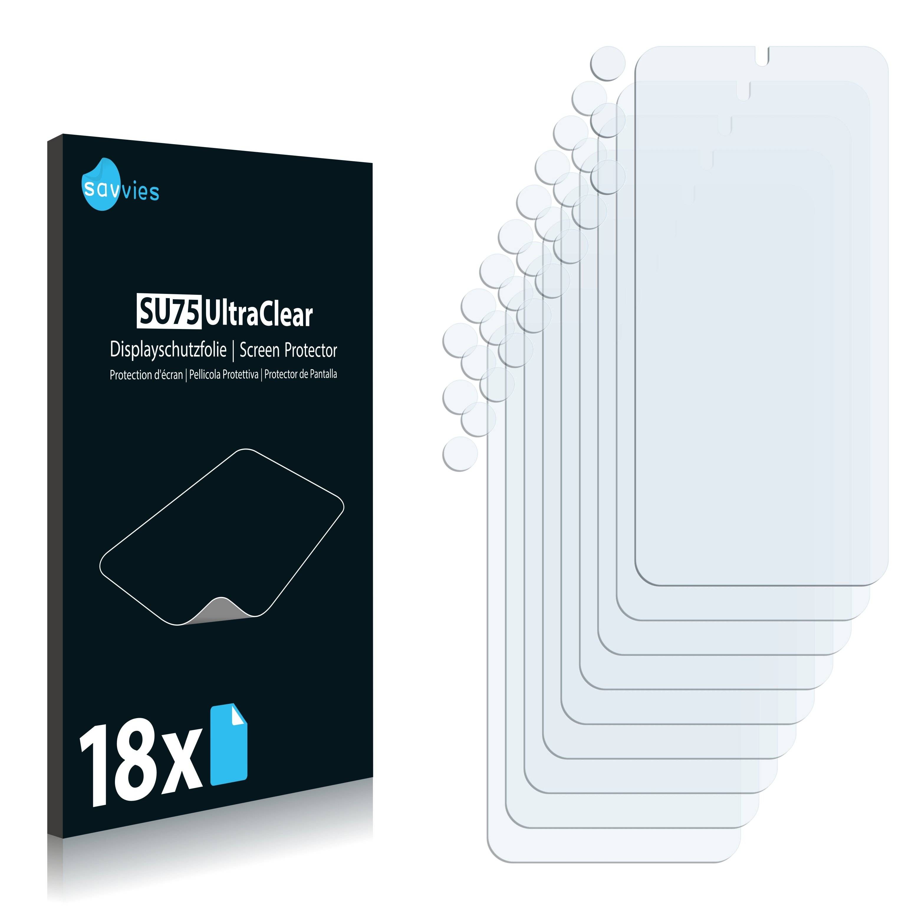 18x Savvies SU75 Displayschutzfolie für Samsung Galaxy S23 Plus