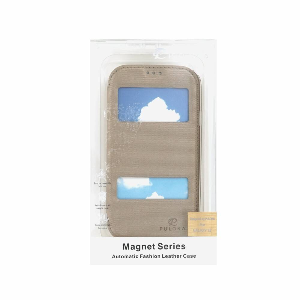 Original Flip Handyhülle für Samsung Galaxy S3 Gold