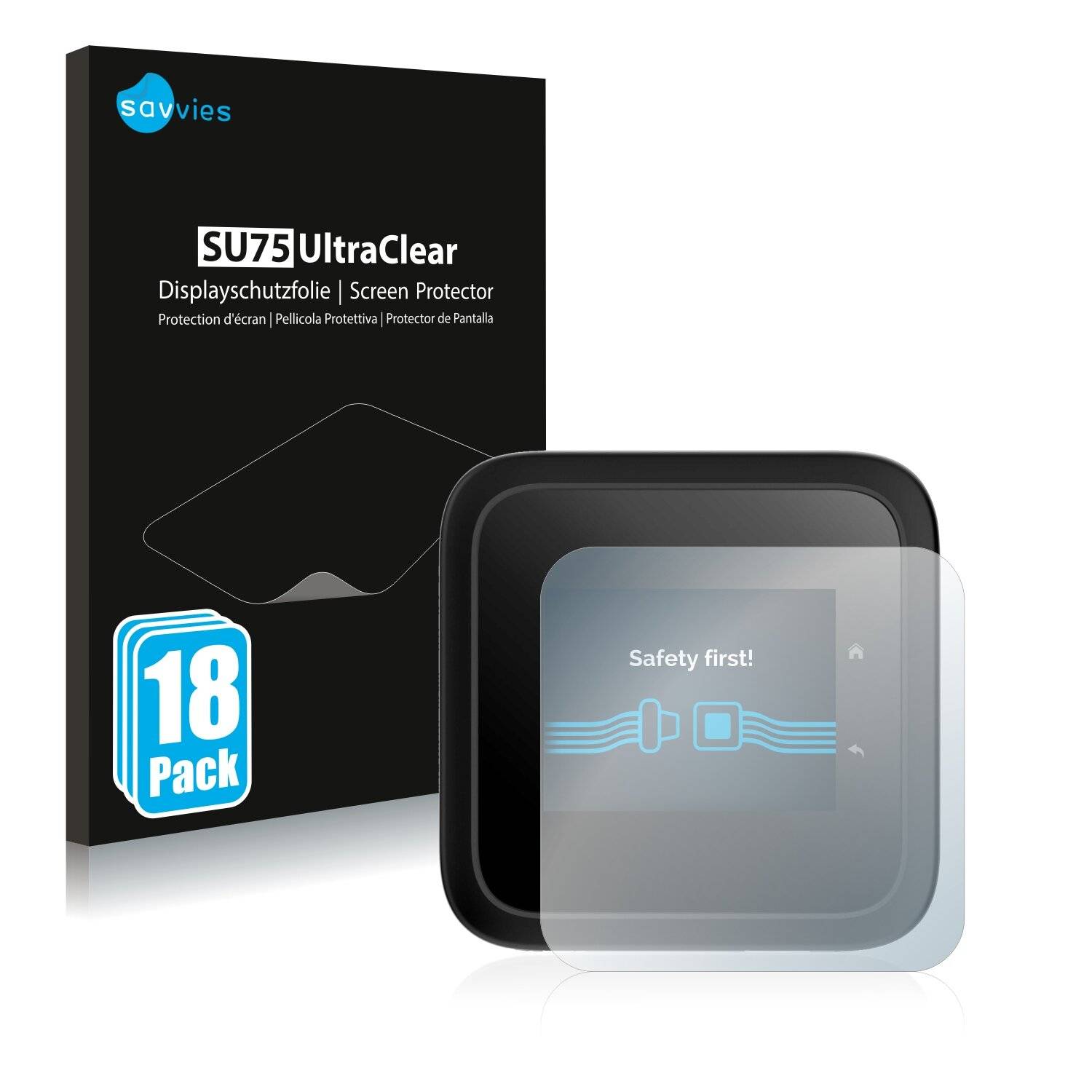 18x Savvies SU75 Displayschutzfolie für Netgear Nighthawk M6