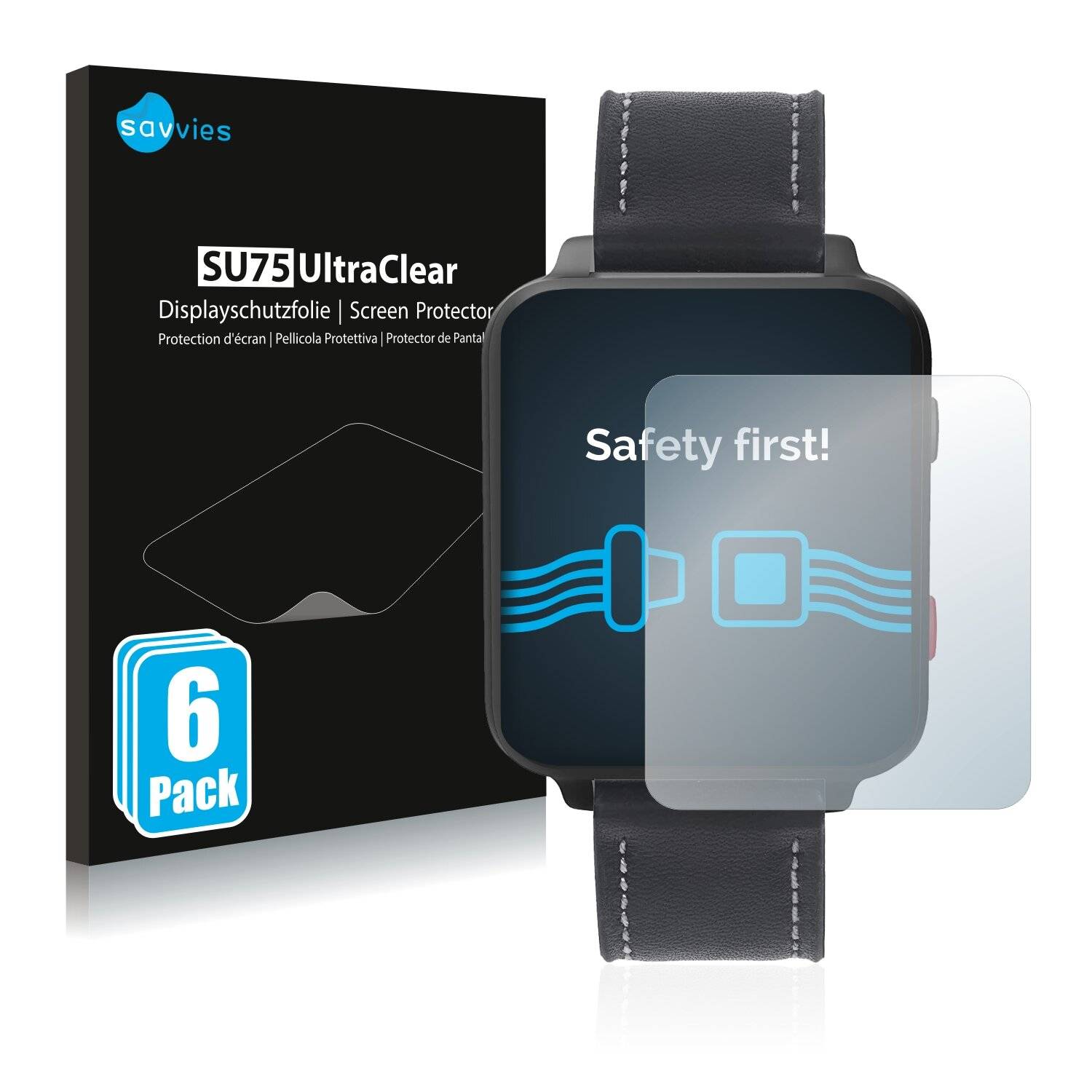 6x Savvies SU75 Displayschutzfolie für Anio