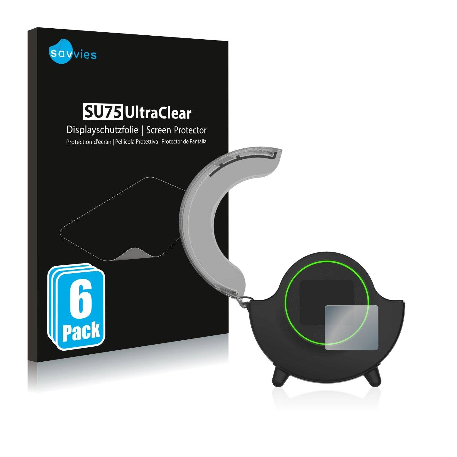6x Savvies SU75 Displayschutzfolie für SUNLU FilaDryer Box