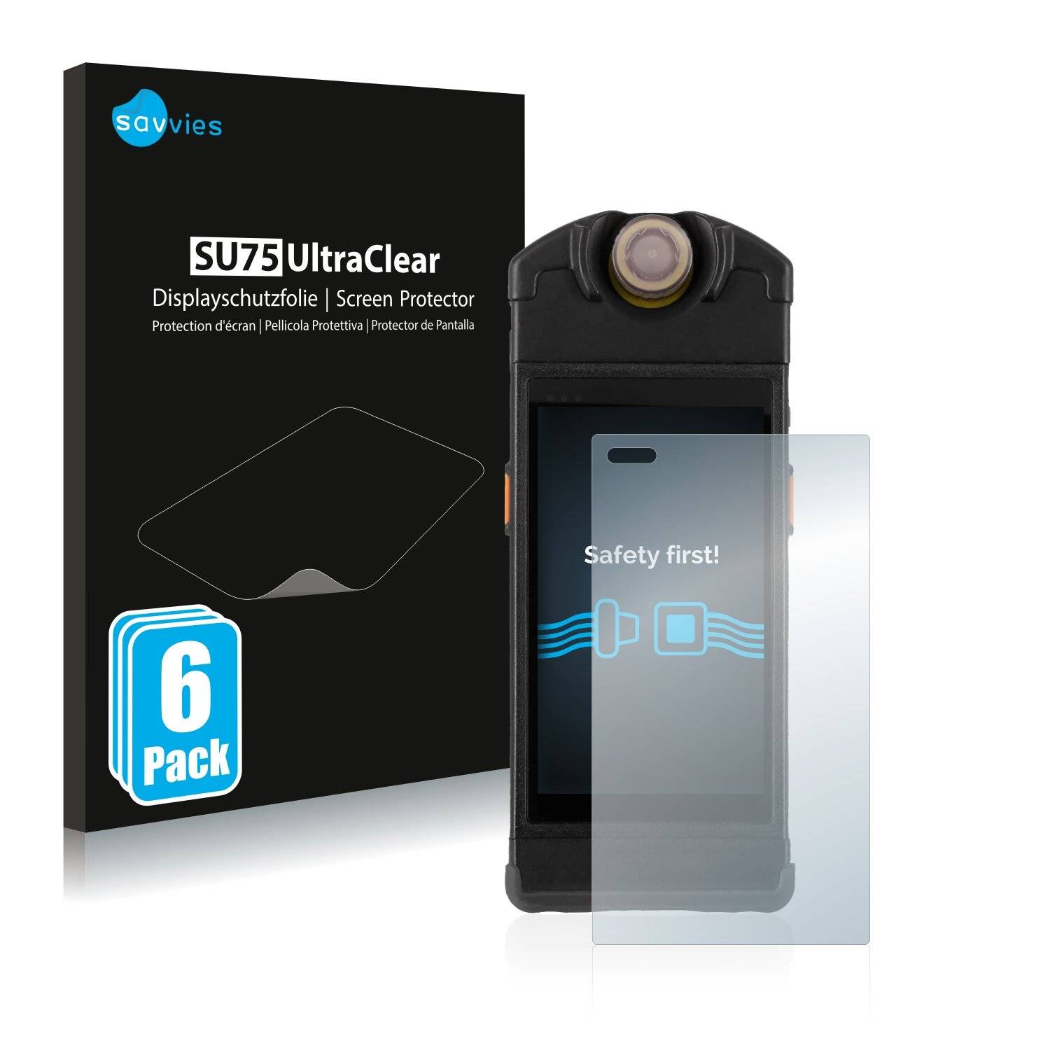 6x Savvies SU75 Displayschutzfolie für ACD M2Smart