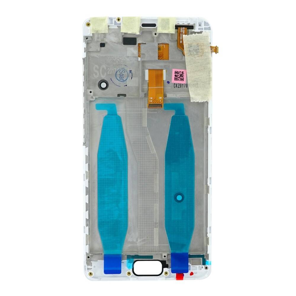 Display für Asus Zenfone 4 Max ZC550KL LCD + Rahmen Weiß Touch