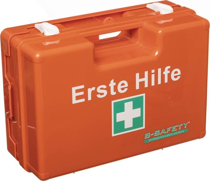 Erste Hilfe Koffer DIN 13169-2021 B310xH210xT130ca.mm orange B-SAFETY