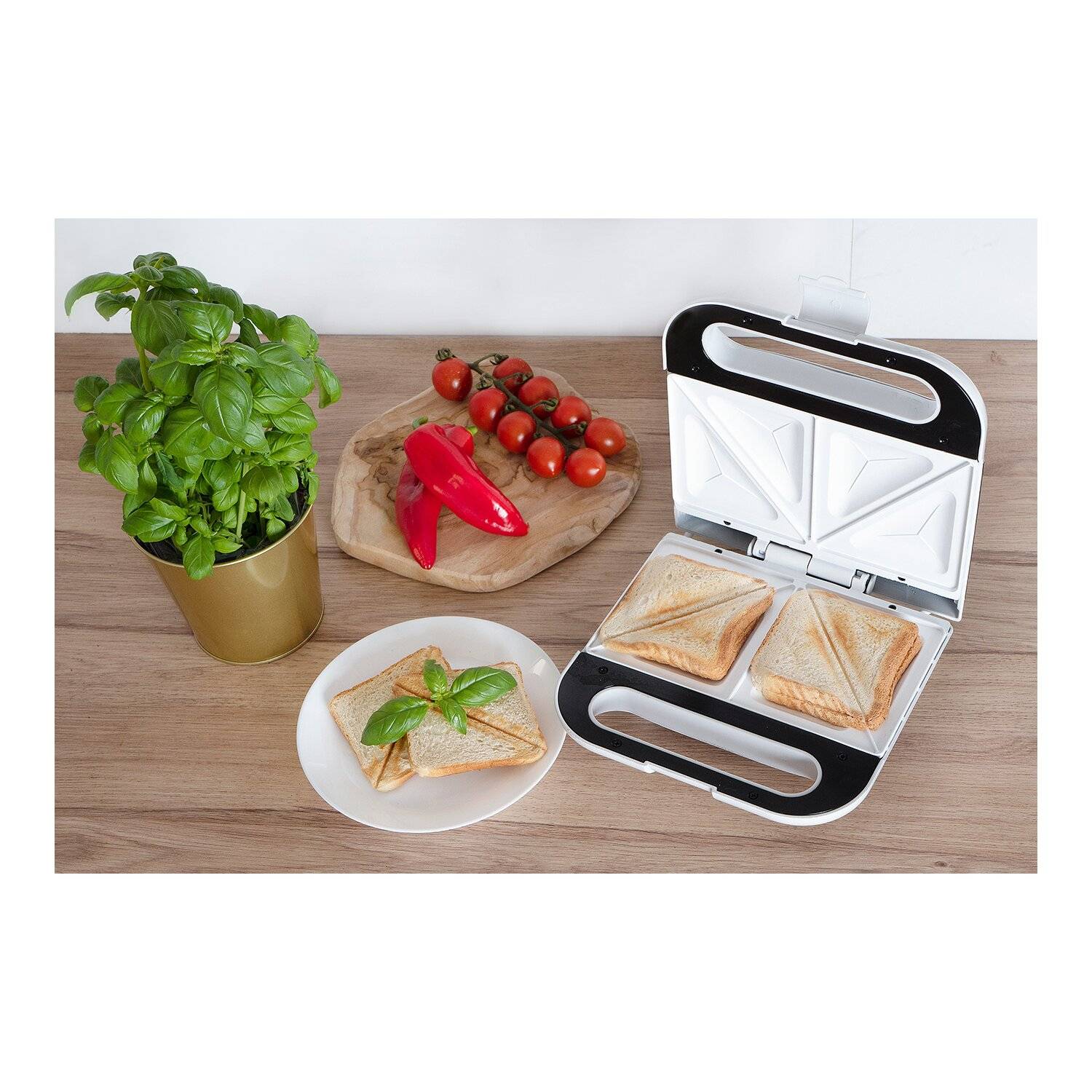 Hochleistungs-Toaster 800 Watt, Grau