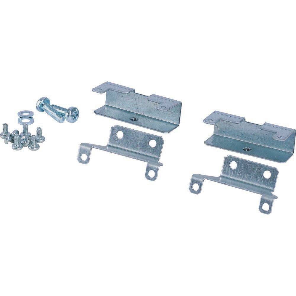 Metallmontagehalterung-Set mit Schrauben und Muttern, entwickelt für eine sichere Installation von Geräten oder Hardware.