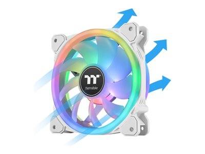 Thermaltake SWAFAN 14 RGB - Premium Edition - Gehäuselüfter - 120 mm - weiß (Packung mit 3)
