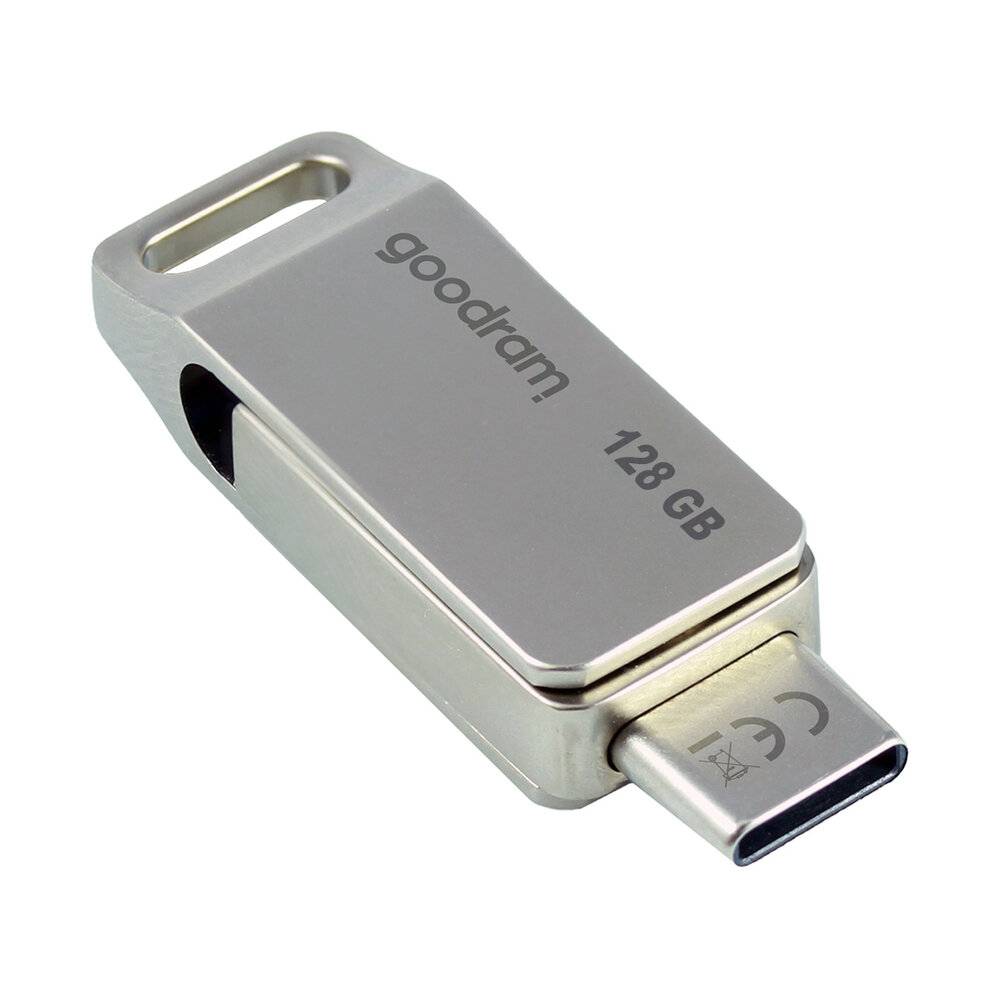 Flash-Laufwerk 128 GB USB 3.2 Gen 1 / C OTG ODA3 Goodram – Silber