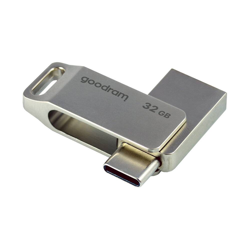 Flash-Laufwerk 32 GB USB 3.2 Gen 1 / C OTG ODA3 Goodram – Silber