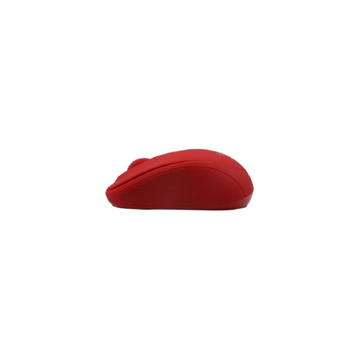 Inca IWM-331RK Maus kabellos Bluetooth Optisch 1600 DPI Wireless Funkmaus Rot